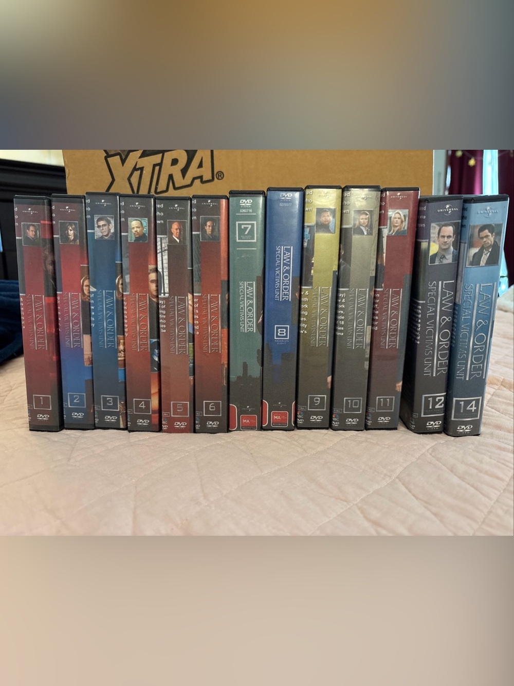 Law & Order: Complete DVD Season Collection - Black/Red/Blue Spines